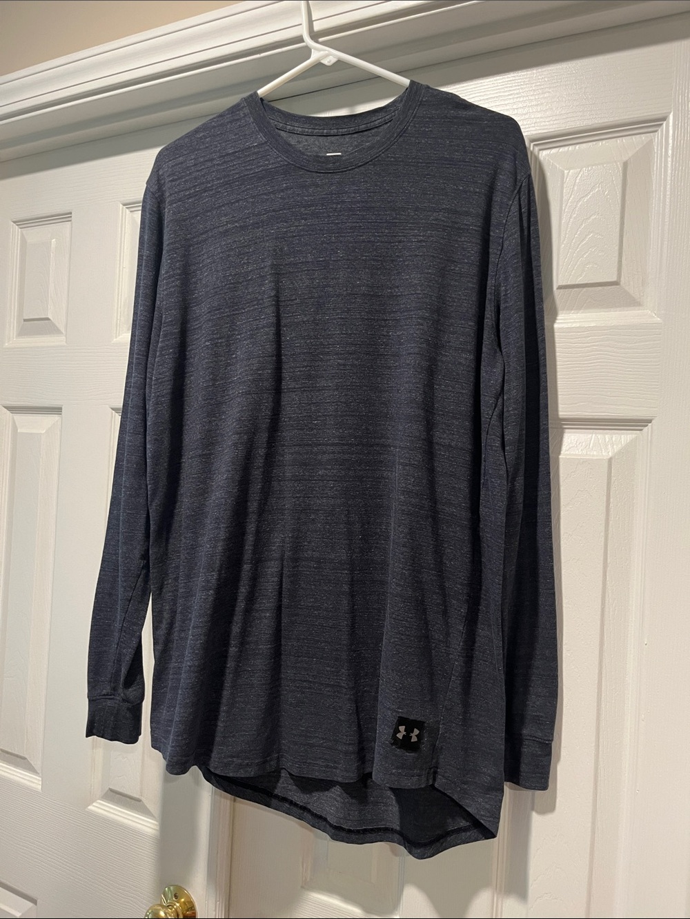 Under Armour Long Sleeve Crewneck - Dark Navy Heather